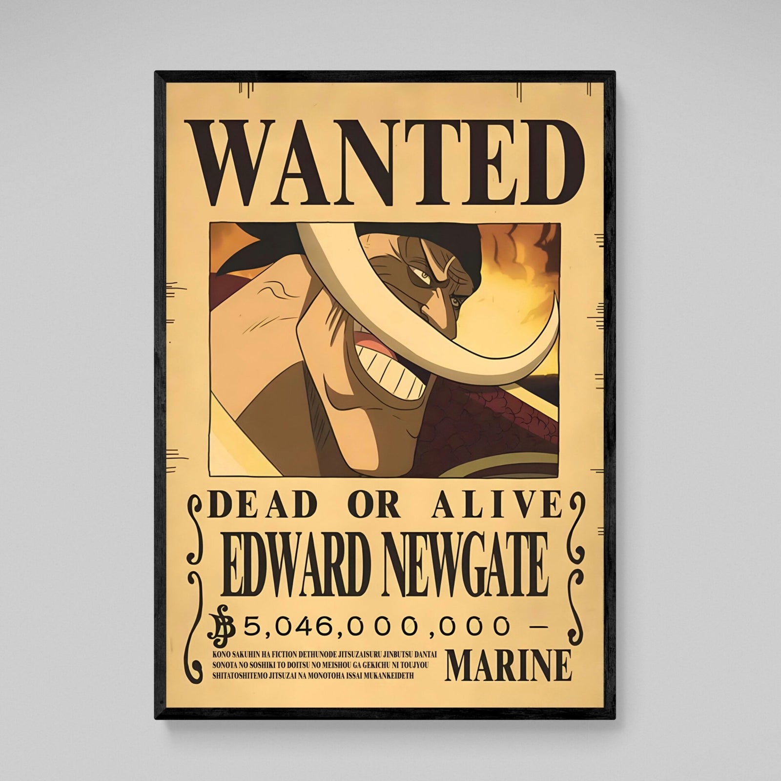Tableau Manga Wanted Empereur des Mers - The Art Avenue