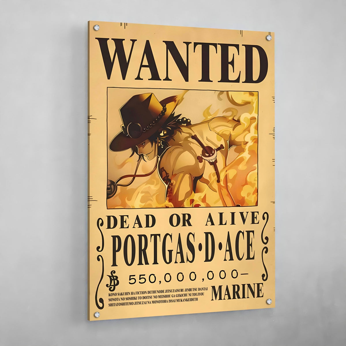 Tableau Manga Wanted Guerrier Ardent - The Art Avenue
