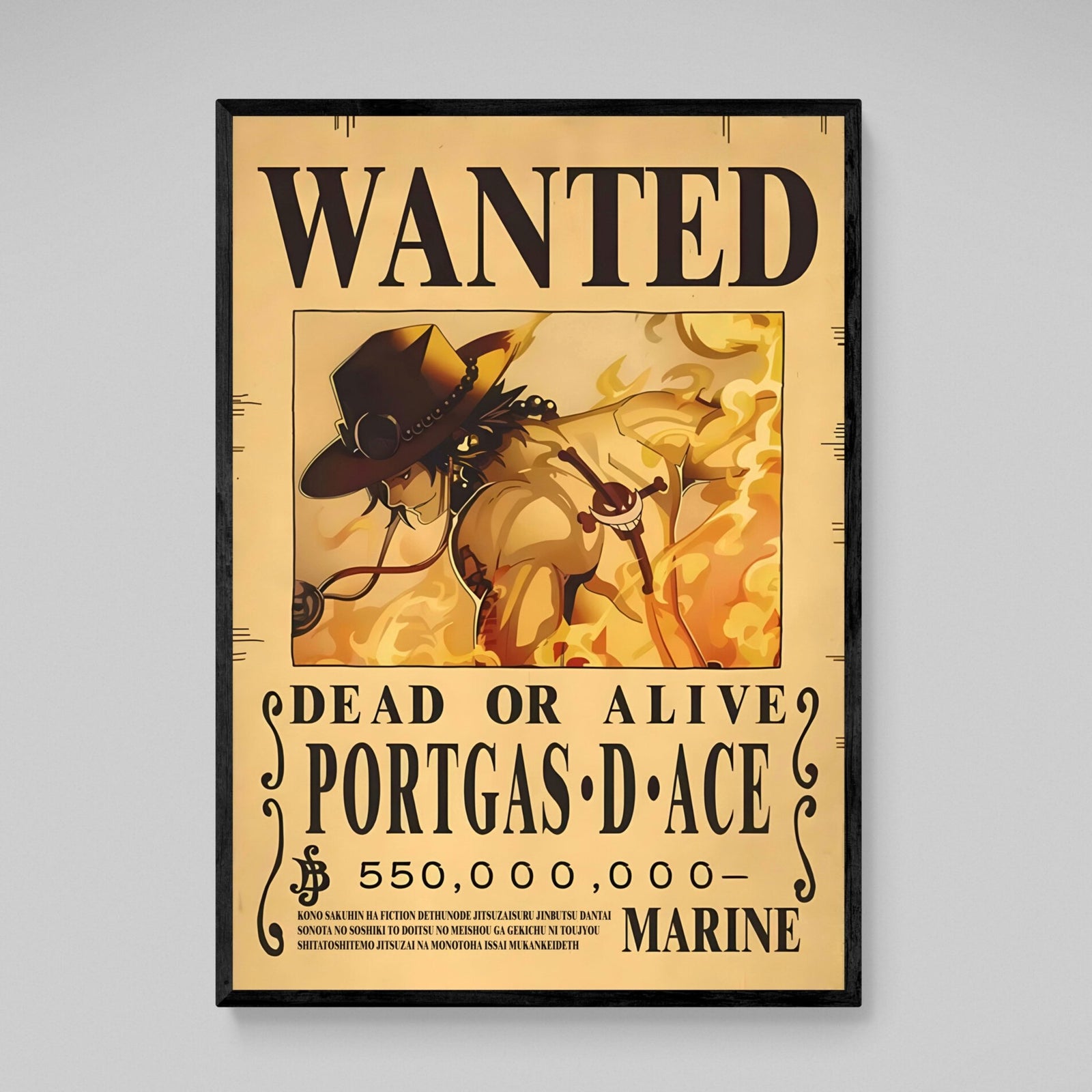Tableau Manga Wanted Guerrier Ardent - The Art Avenue