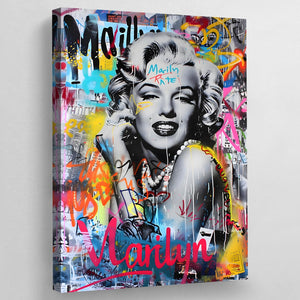 Tableau Marilyn Monroe Street Art - The Art Avenue