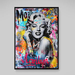 Tableau Marilyn Monroe Street Art - The Art Avenue