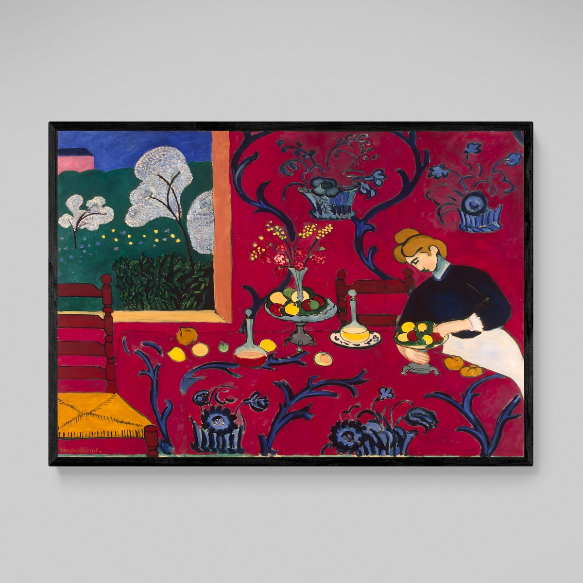 Tableau Matisse La Desserte Harmonie En Rouge - The Art Avenue