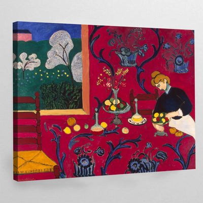 Tableau Matisse La Desserte Harmonie En Rouge - The Art Avenue