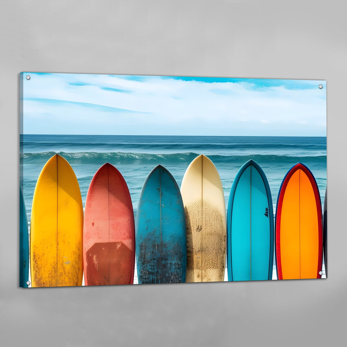 Tableau Mer Planches De Surf - The Art Avenue