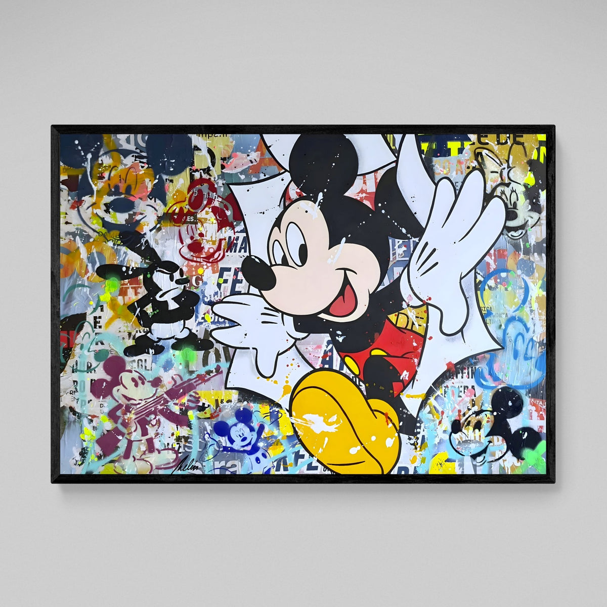 Tableau Mickey Graffitis - The Art Avenue
