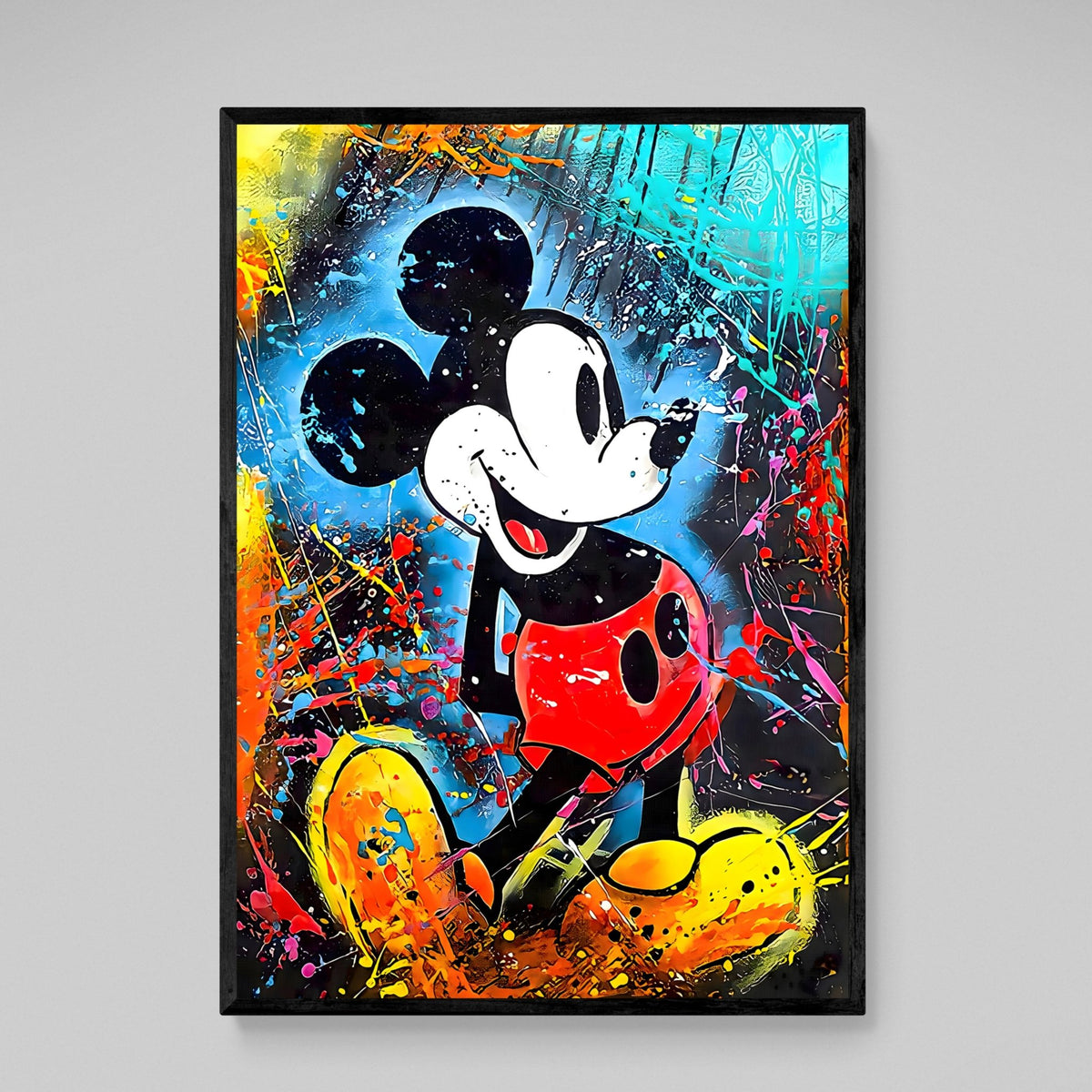 Tableau Mickey Mouse Graffiti - The Art Avenue