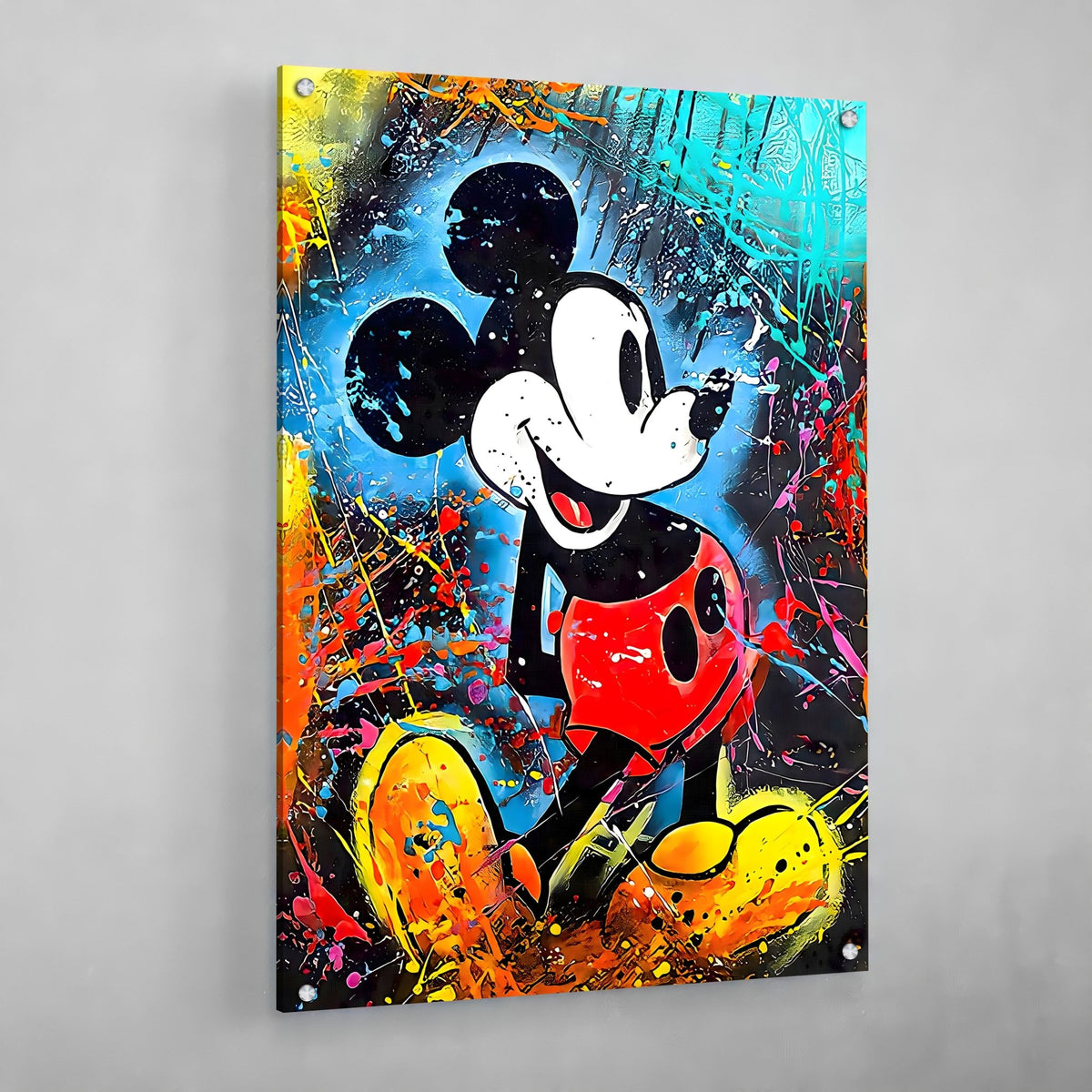Tableau Mickey Mouse Graffiti - The Art Avenue