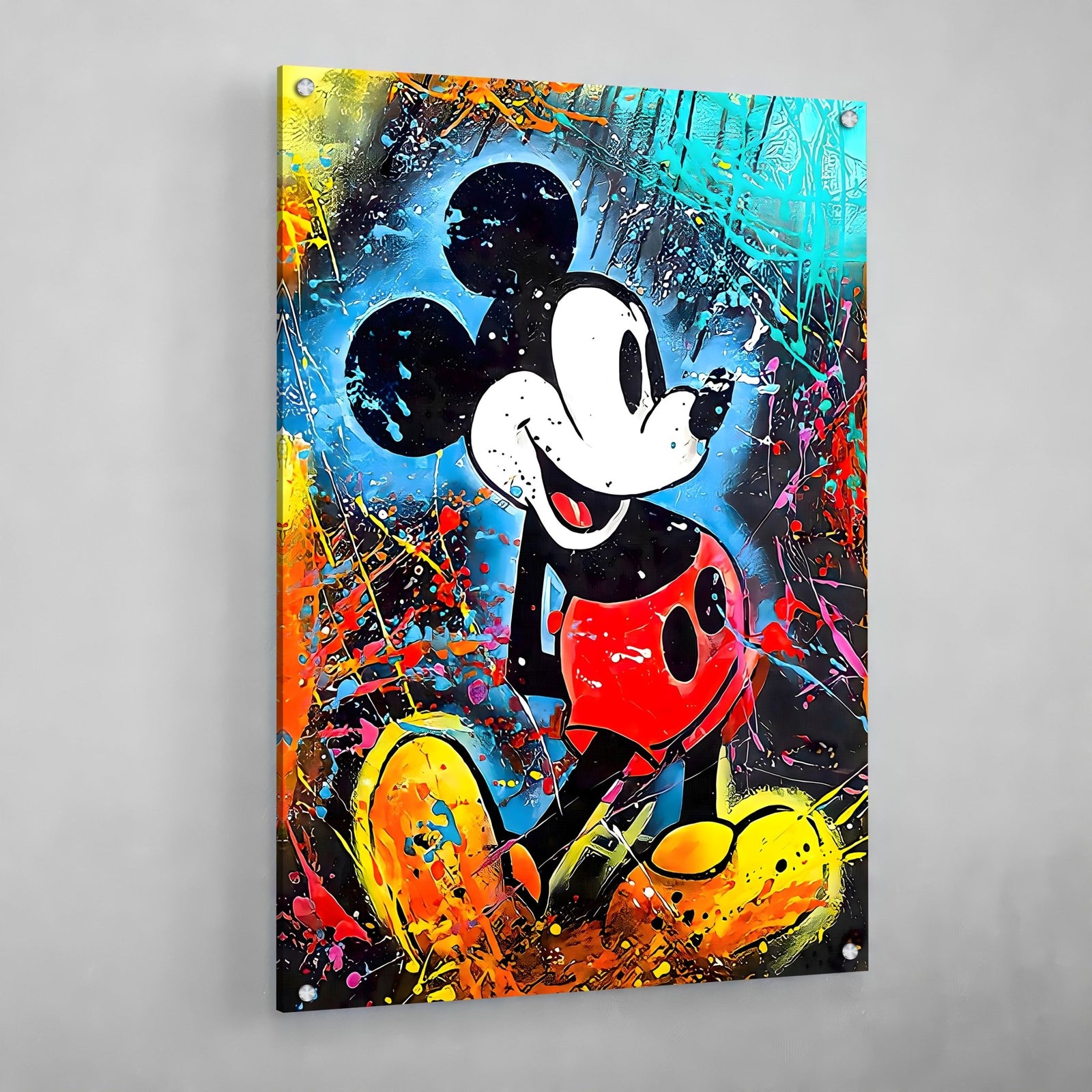 Tableau Mickey Mouse Graffiti - The Art Avenue