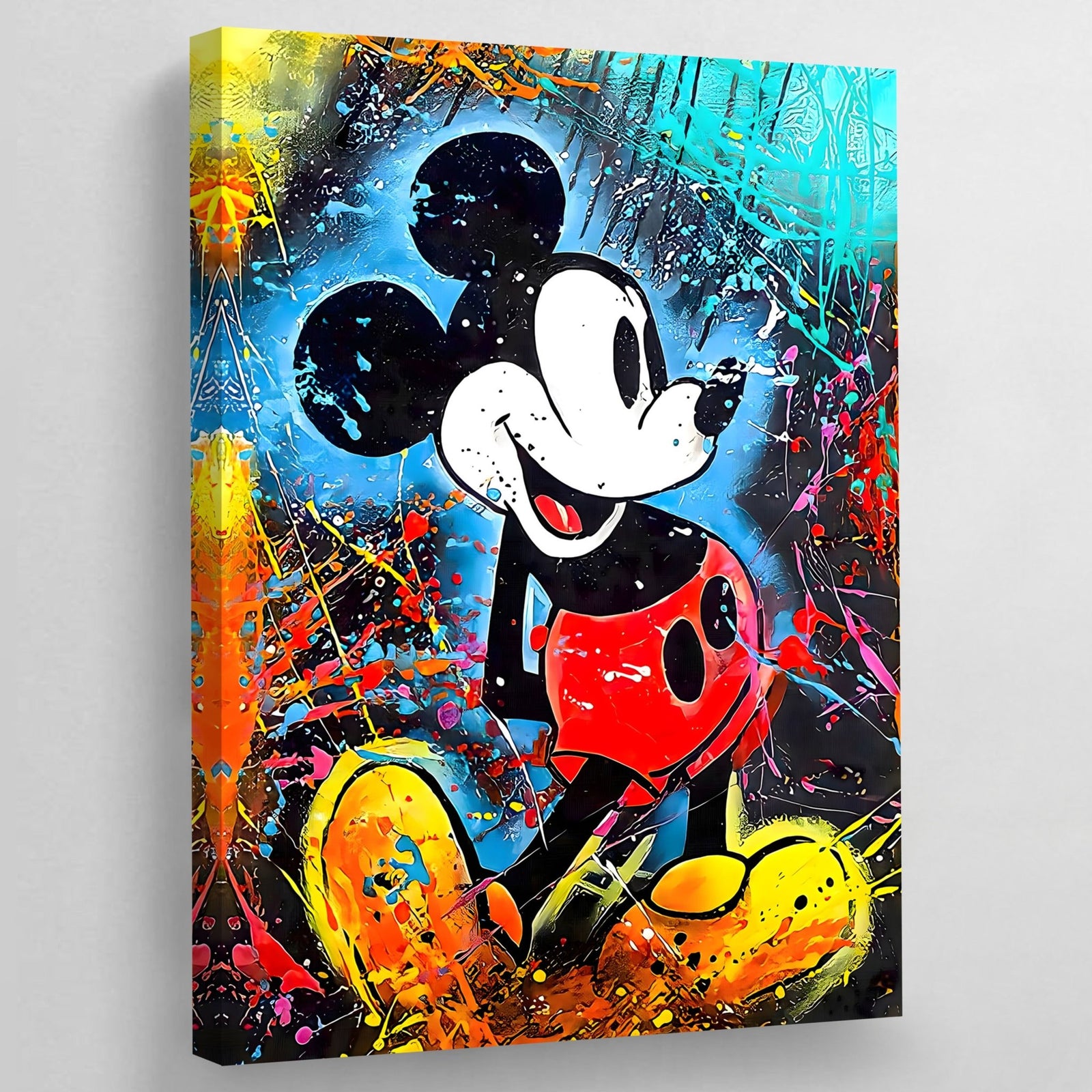 Tableau Mickey Mouse Graffiti - The Art Avenue