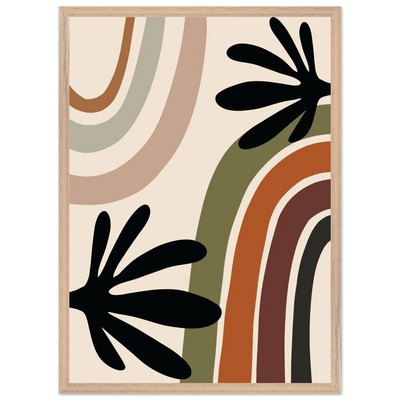Tableau Minimaliste Abstrait Botanique - The Art Avenue