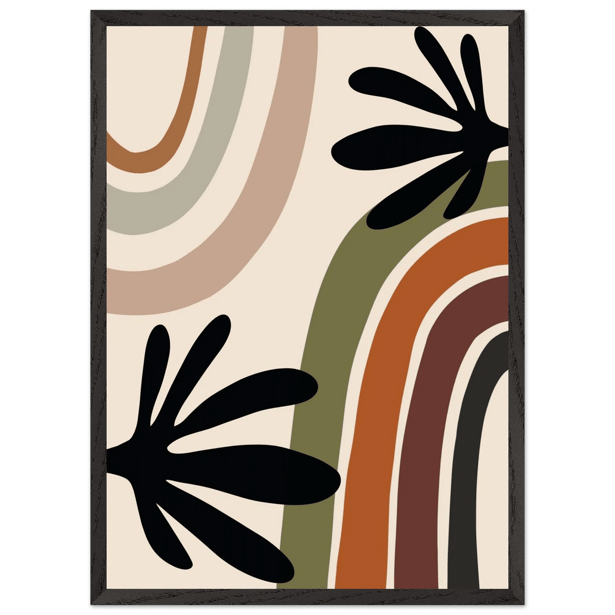 Tableau Minimaliste Abstrait Botanique - The Art Avenue