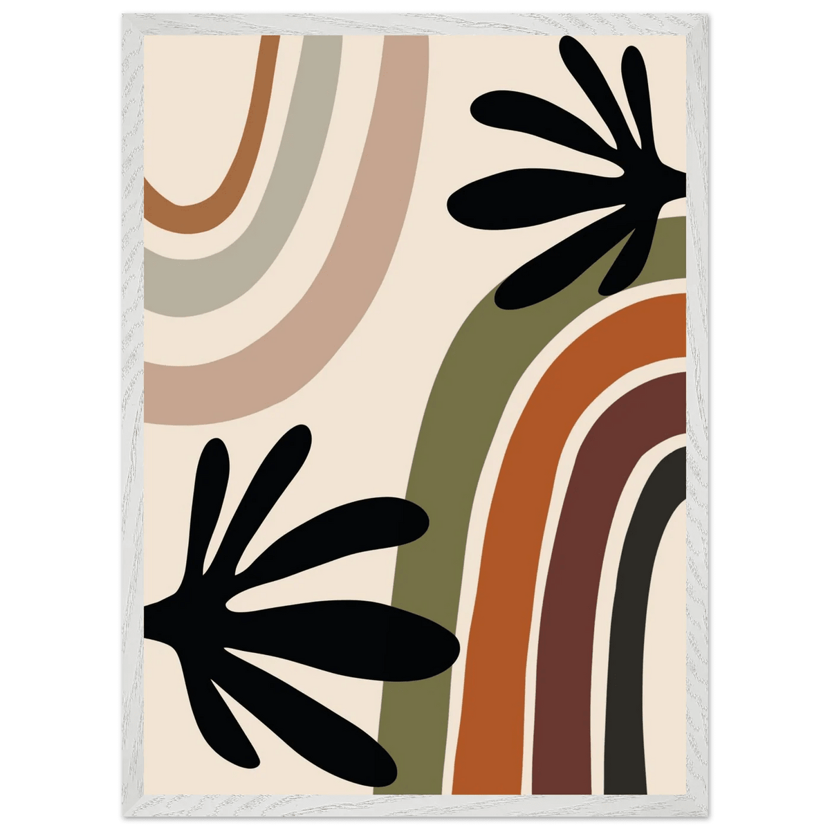 Tableau Minimaliste Abstrait Botanique - The Art Avenue