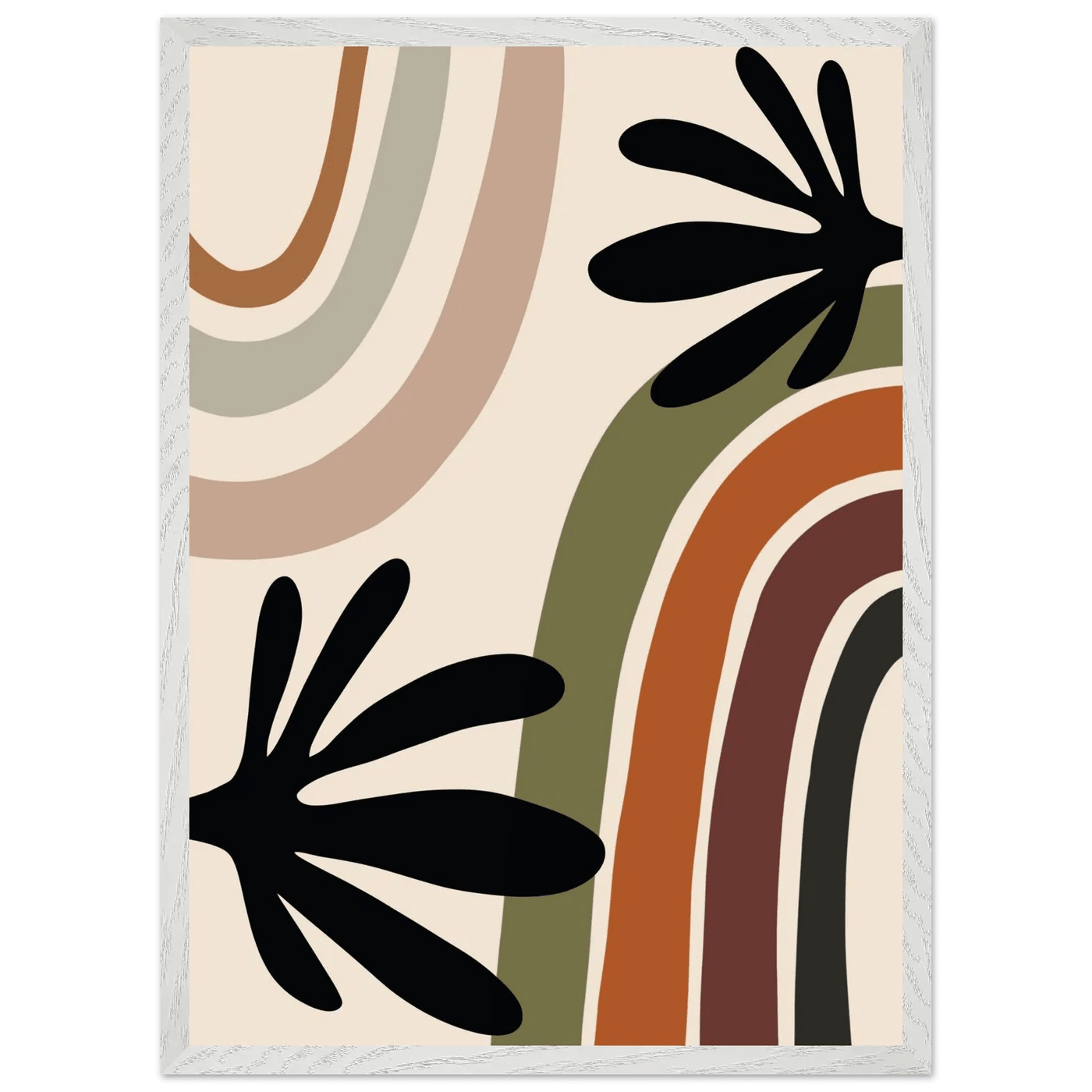 Tableau Minimaliste Abstrait Botanique - The Art Avenue