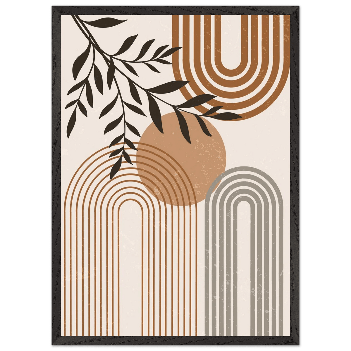 Tableau Minimaliste Arches Abstraites - The Art Avenue
