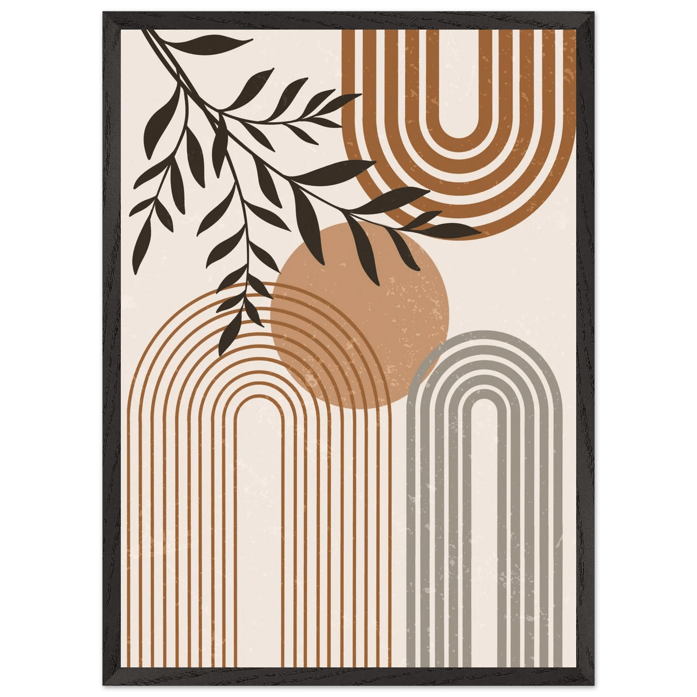 Tableau Minimaliste Arches Abstraites - The Art Avenue