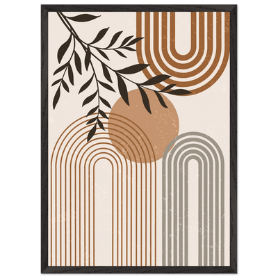 Tableau Minimaliste Arches Abstraites - The Art Avenue