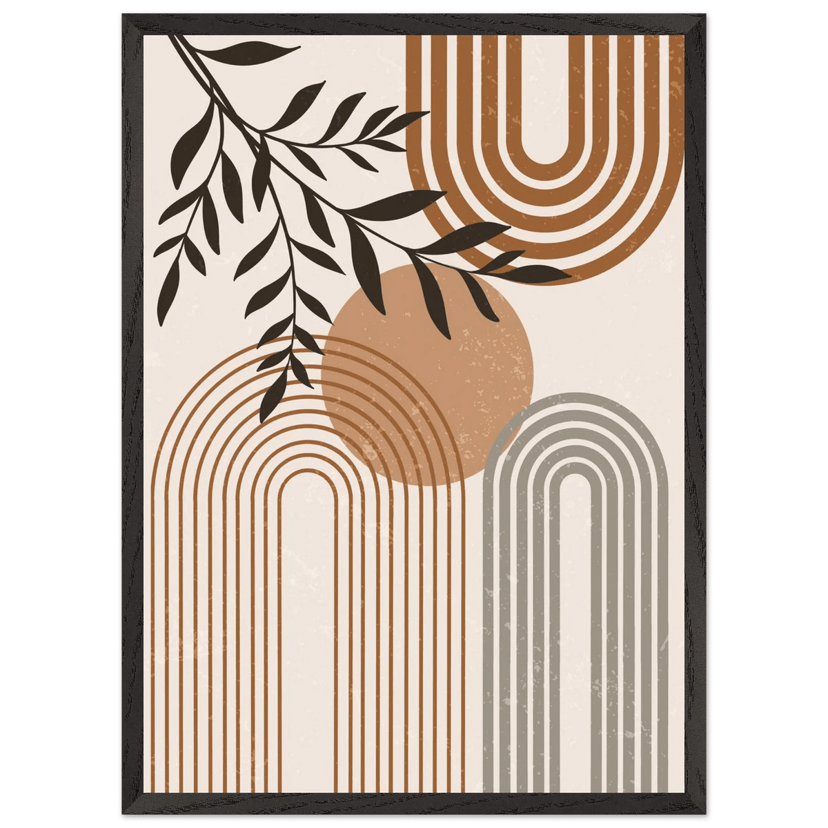 Tableau Minimaliste Arches Abstraites - The Art Avenue