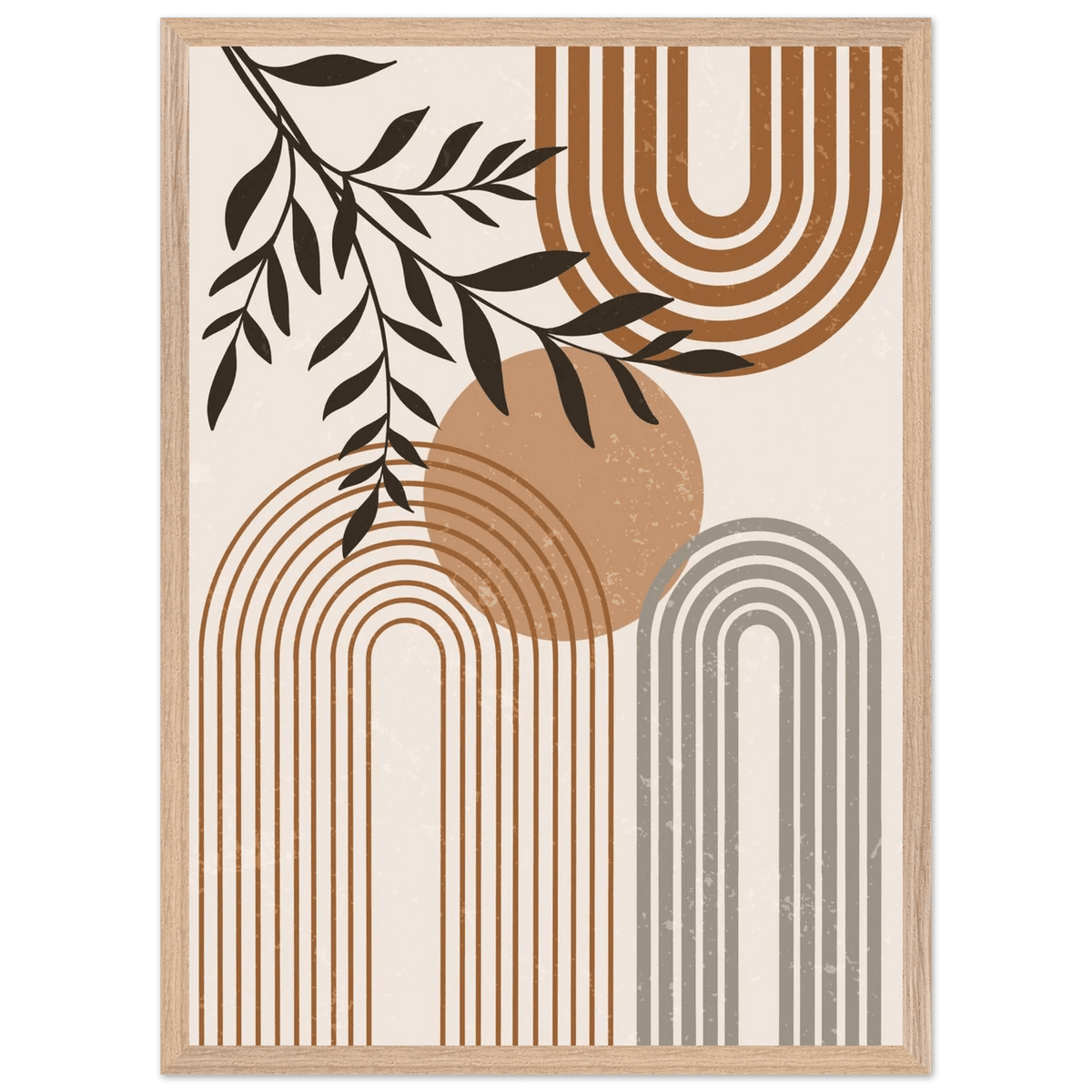 Tableau Minimaliste Arches Abstraites - The Art Avenue
