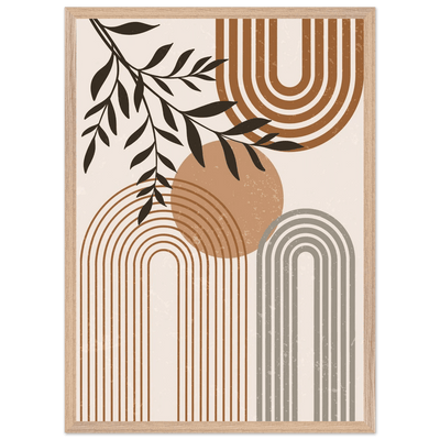 Tableau Minimaliste Arches Abstraites - The Art Avenue