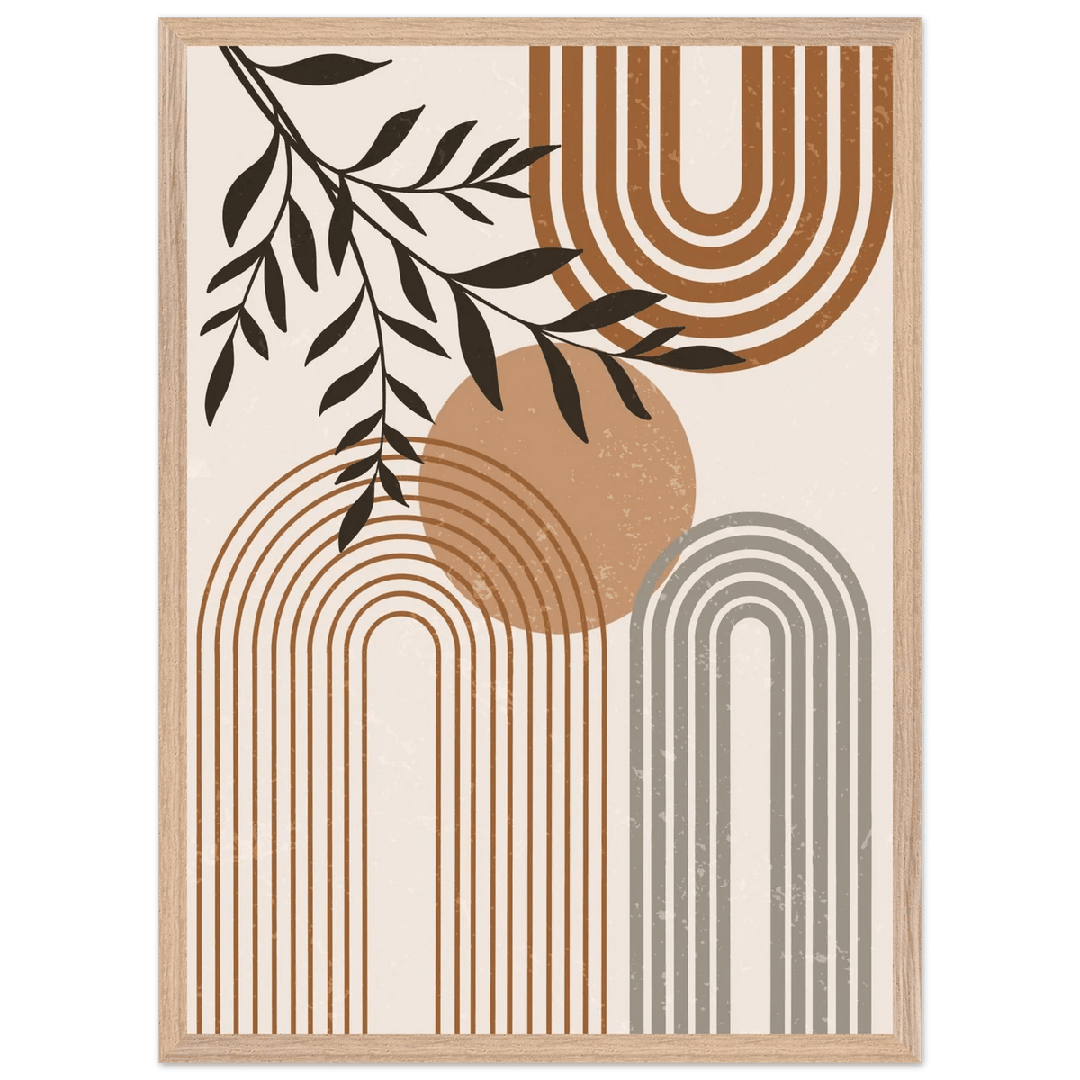 Tableau Minimaliste Arches Abstraites - The Art Avenue