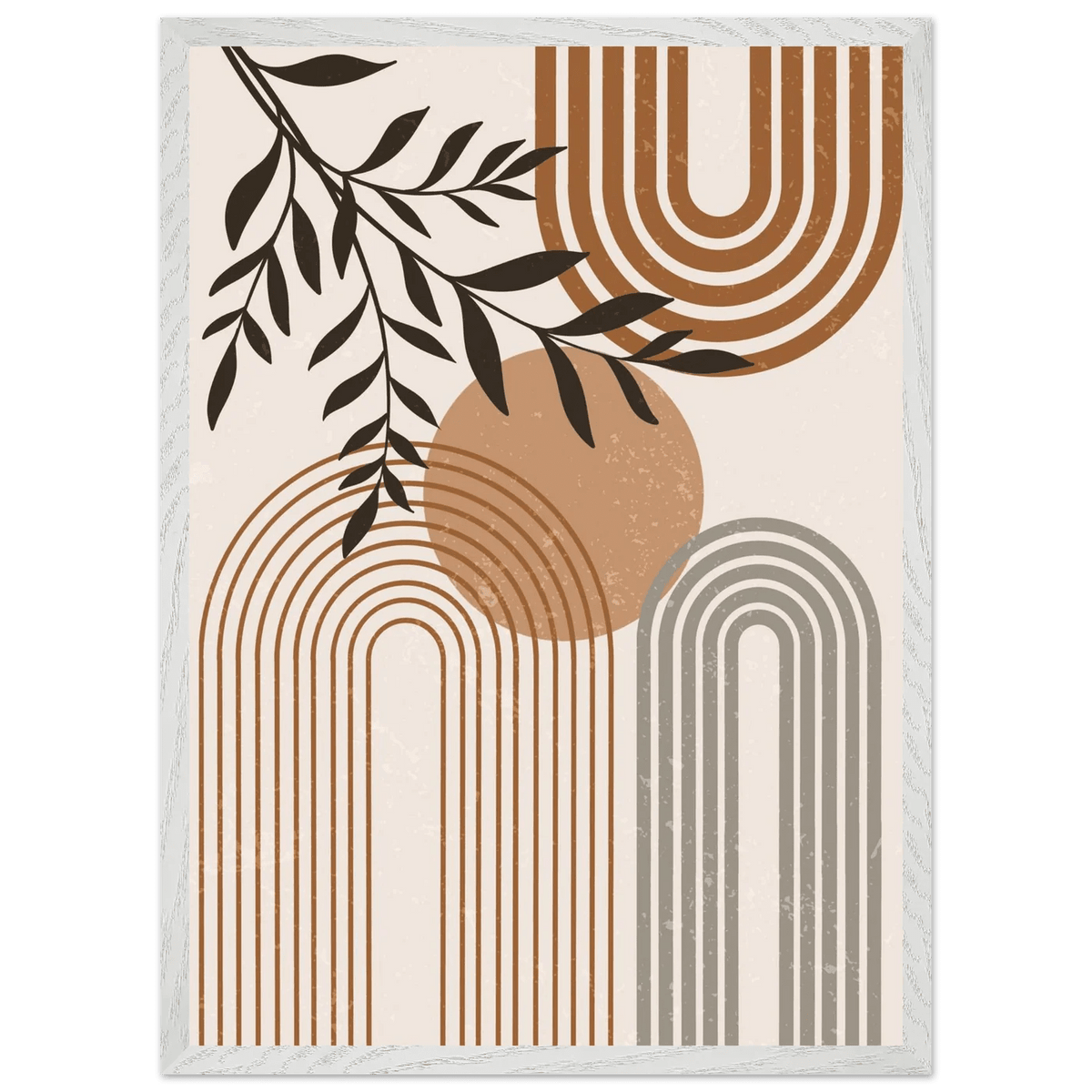 Tableau Minimaliste Arches Abstraites - The Art Avenue