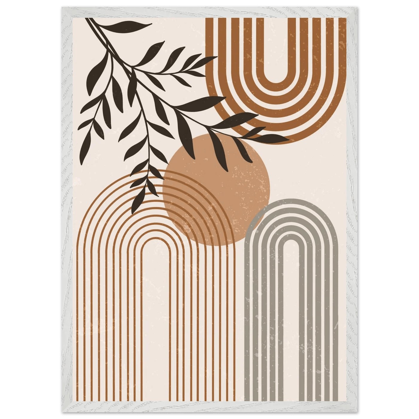 Tableau Minimaliste Arches Abstraites - The Art Avenue