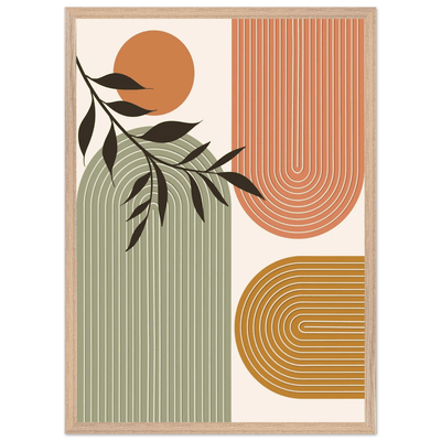 Tableau Minimaliste Arches Terracotta & Sauge - The Art Avenue