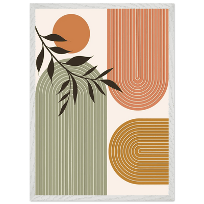 Tableau Minimaliste Arches Terracotta & Sauge - The Art Avenue