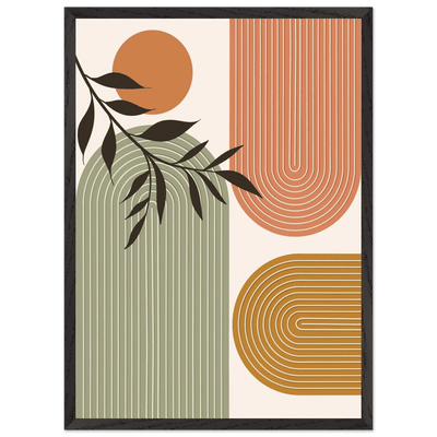 Tableau Minimaliste Arches Terracotta & Sauge - The Art Avenue