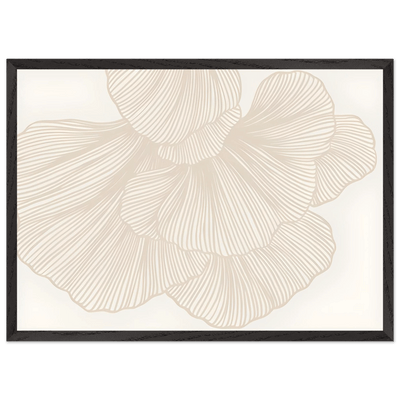 Tableau Minimaliste Fleurs Linéaires - The Art Avenue