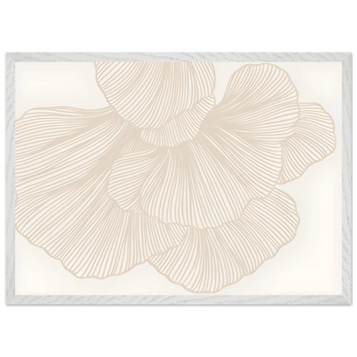 Tableau Minimaliste Fleurs Linéaires - The Art Avenue
