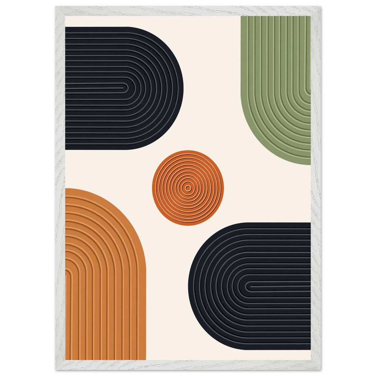 Tableau Minimaliste Formes Géométriques Modernes - The Art Avenue