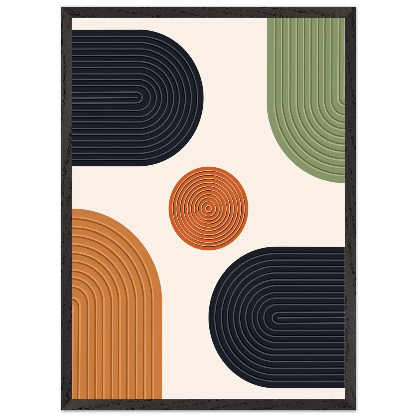 Tableau Minimaliste Formes Géométriques Modernes - The Art Avenue