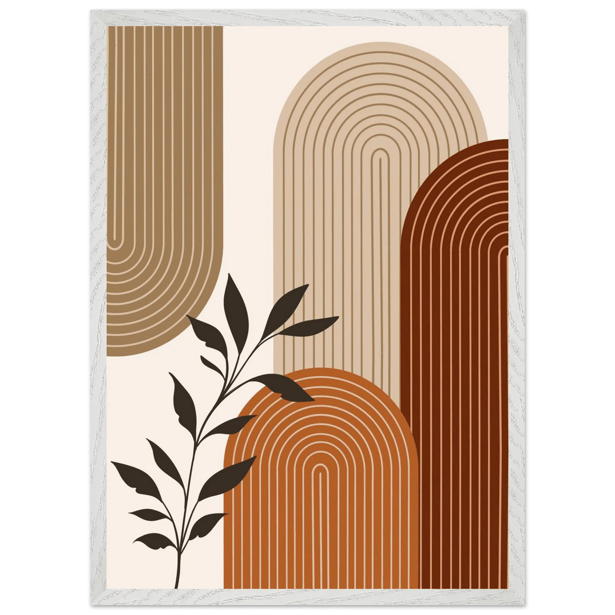 Tableau Minimaliste Harmonie Terracotta - The Art Avenue