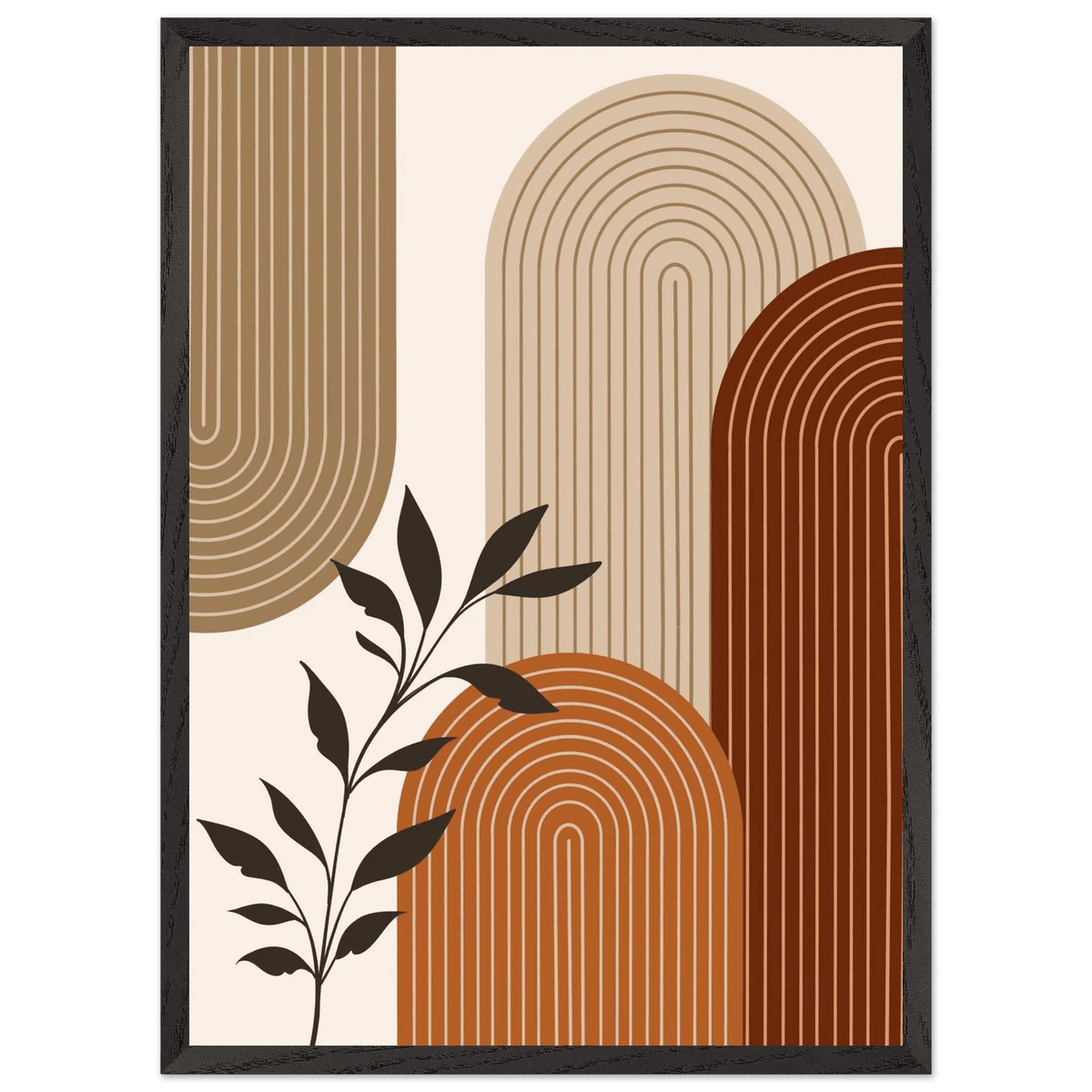 Tableau Minimaliste Harmonie Terracotta - The Art Avenue
