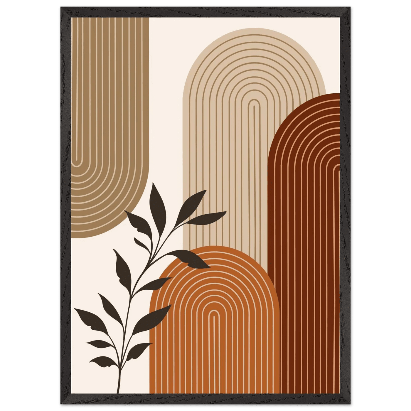 Tableau Minimaliste Harmonie Terracotta - The Art Avenue