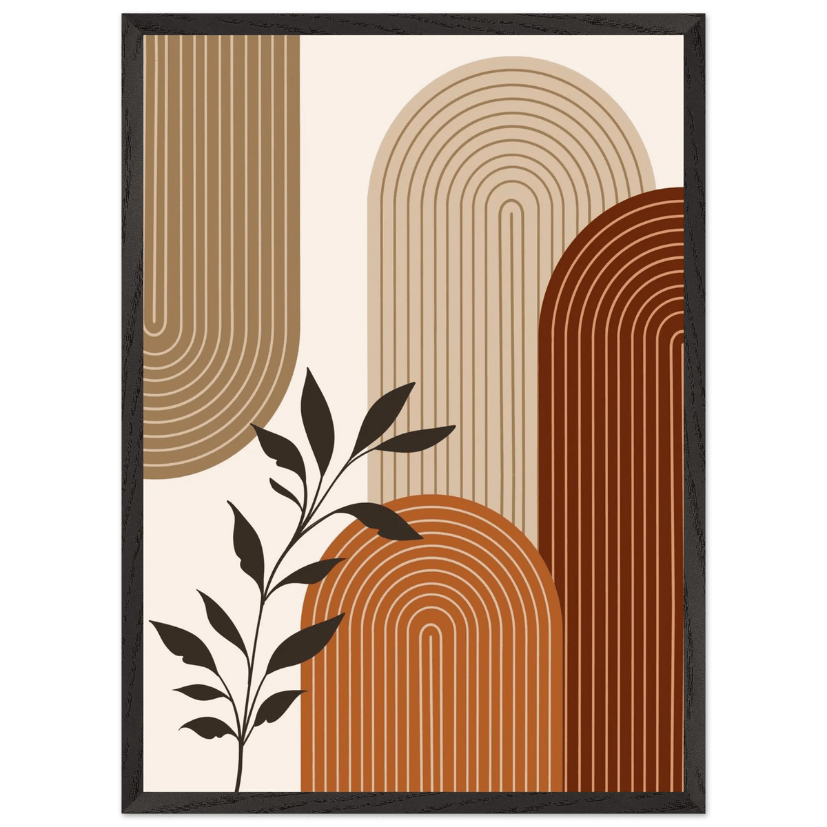 Tableau Minimaliste Harmonie Terracotta - The Art Avenue