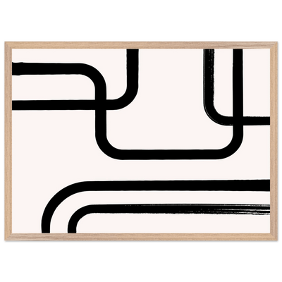 Tableau Minimaliste Lignes Modernes - The Art Avenue