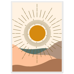 Tableau Minimaliste Soleil Éternel - The Art Avenue