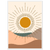Tableau Minimaliste Soleil Éternel - The Art Avenue