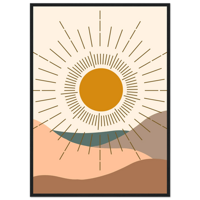 Tableau Minimaliste Soleil Éternel - The Art Avenue