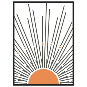 Tableau Minimaliste Soleil Infini - The Art Avenue