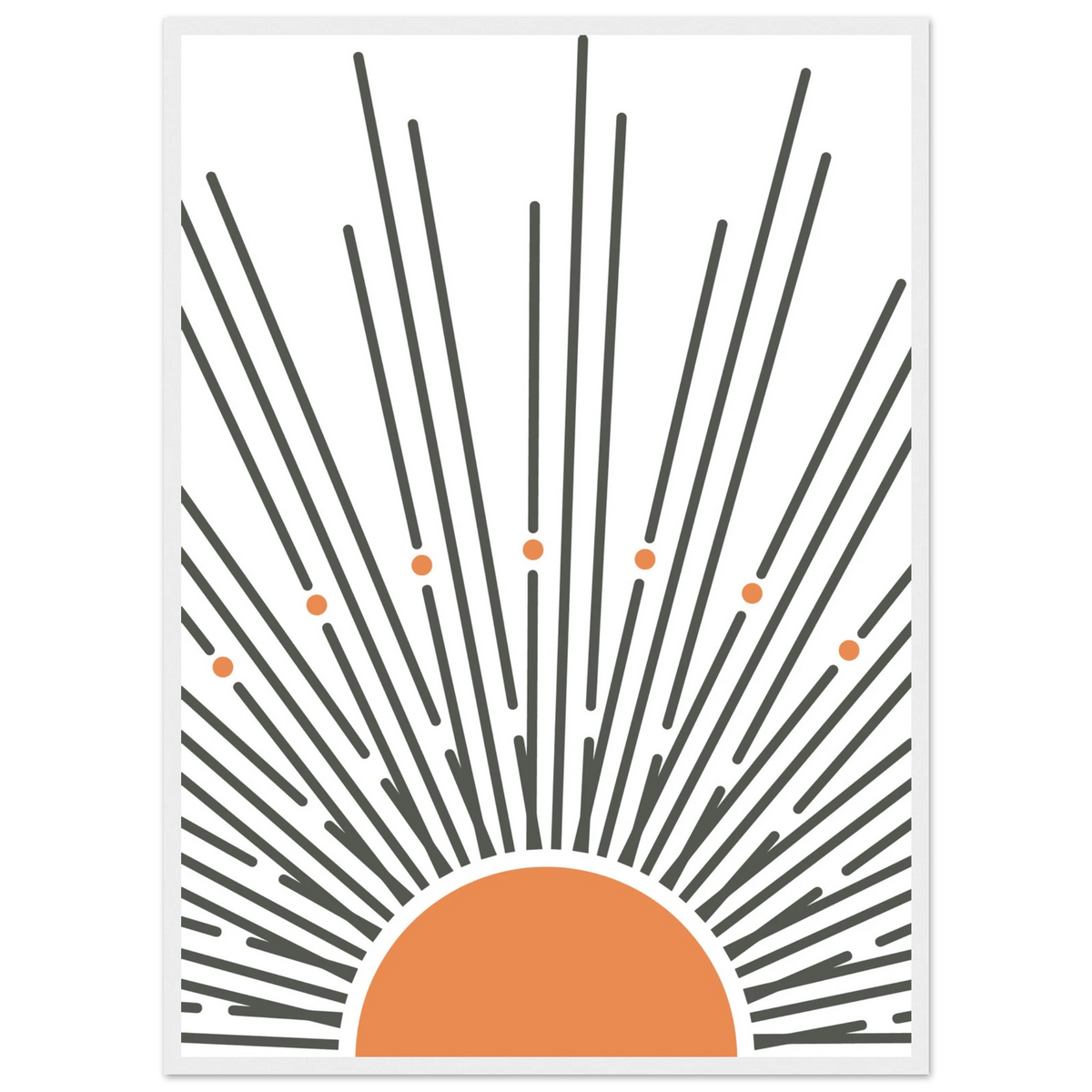 Tableau Minimaliste Soleil Infini - The Art Avenue