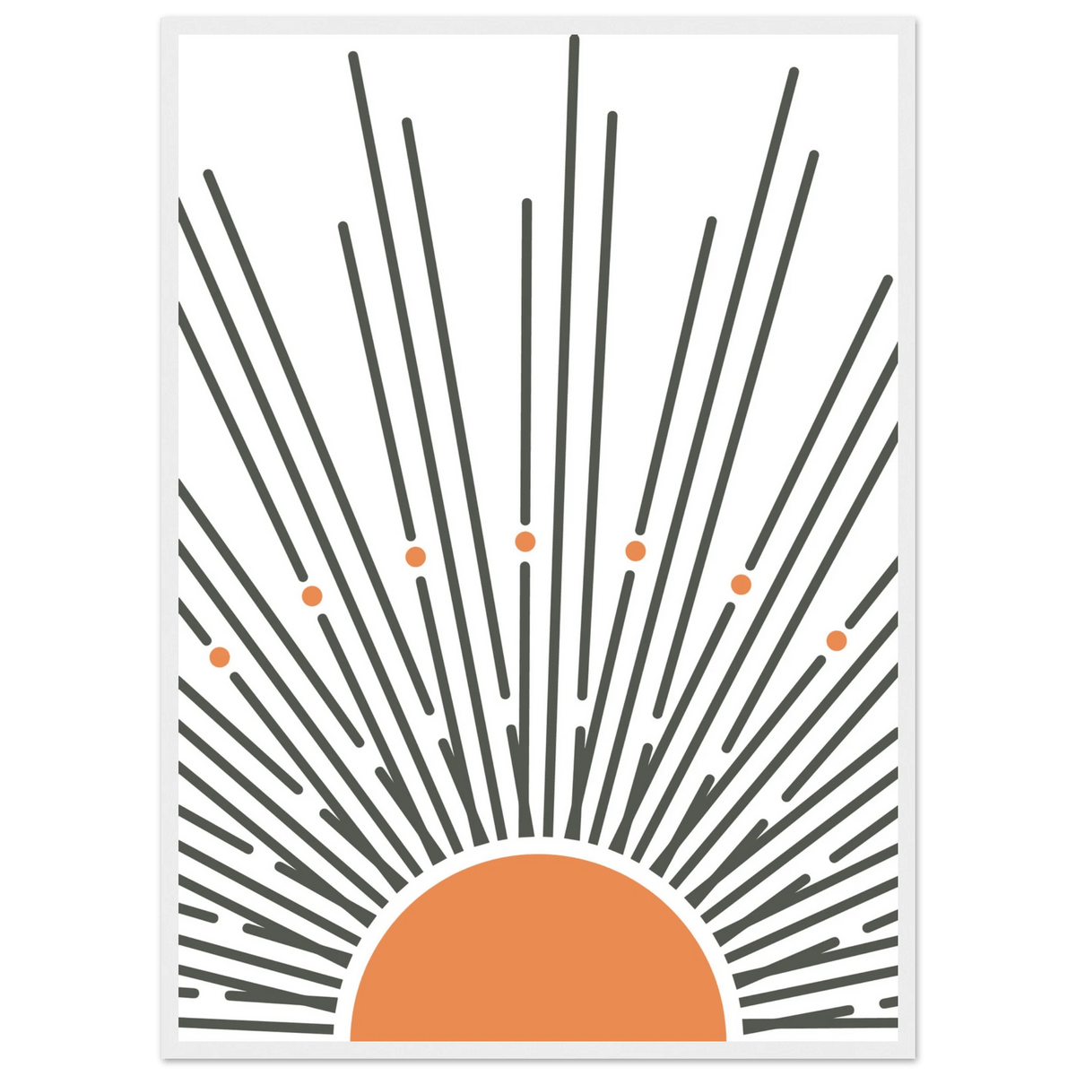 Tableau Minimaliste Soleil Infini - The Art Avenue