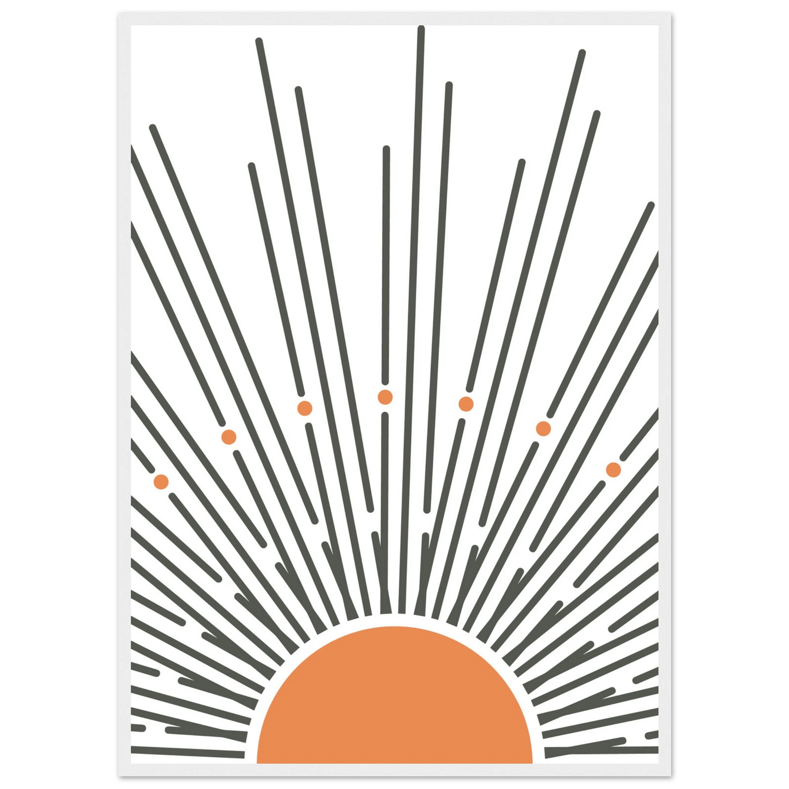 Tableau Minimaliste Soleil Infini - The Art Avenue