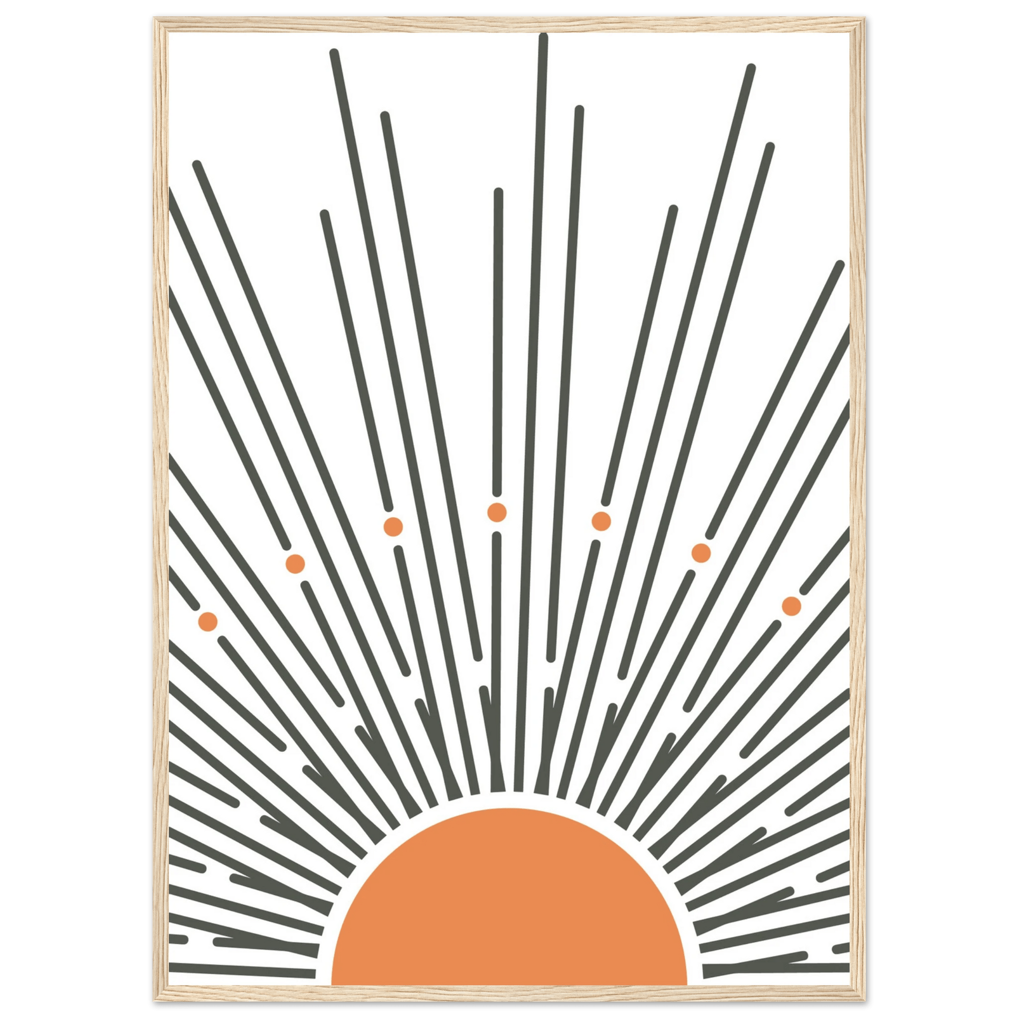 Tableau Minimaliste Soleil Infini - The Art Avenue