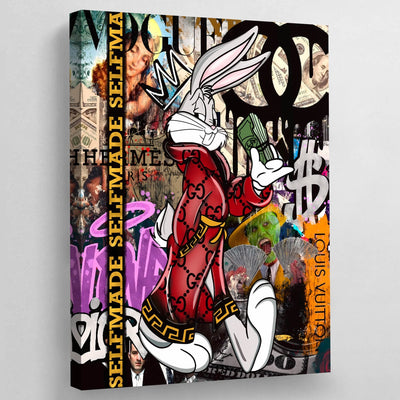 Tableau Moderne Bugs Bunny - The Art Avenue