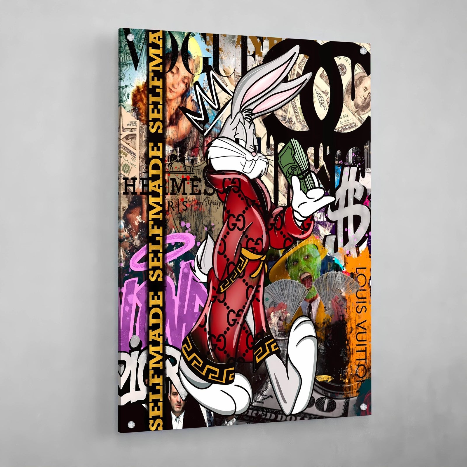 Tableau Moderne Bugs Bunny - The Art Avenue