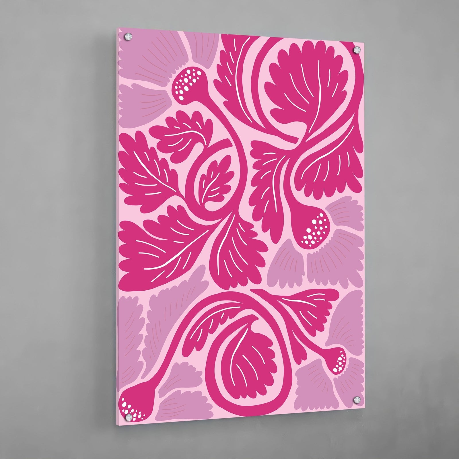 Tableau Moderne Coloré Fleurs - The Art Avenue