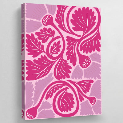 Tableau Moderne Coloré Fleurs - The Art Avenue